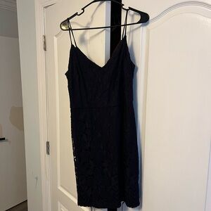 Guess navy Lace Mini Dress